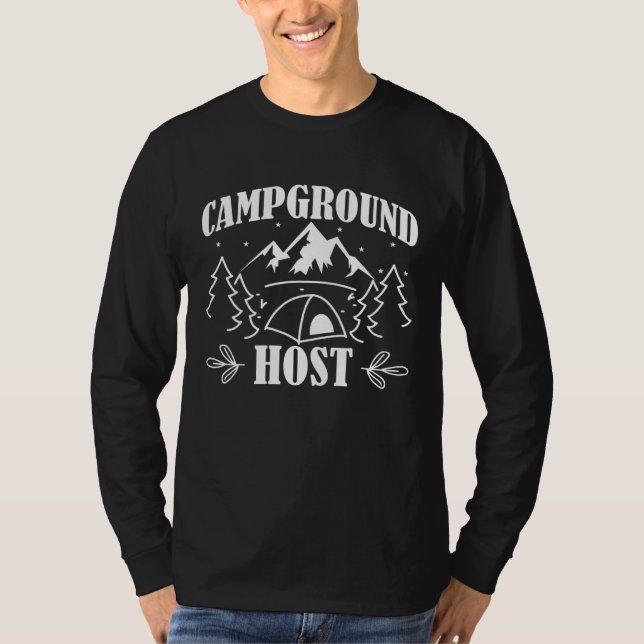 Camiseta Camping Camper Tent Campground (Anverso)