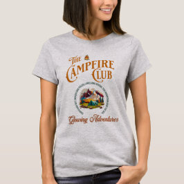 Camiseta Camping Campfire Club al aire libre