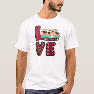 Camiseta camping campfire montañas wanderlust, senderismo