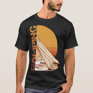 Camiseta Camping Camping Camper Caravan WoMo Tent