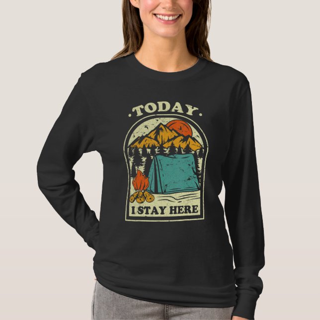 Camiseta Camping Camping People Camper Mountain Camp (Anverso)