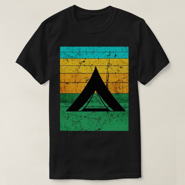 Camiseta Camping Camping Retro 2 (Diseño del anverso)