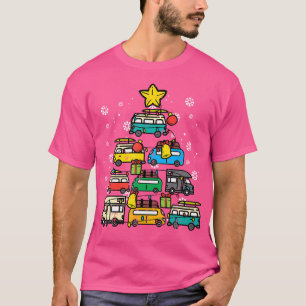 Camiseta Camping Car Christmas Tree Xmas Men Women Dad