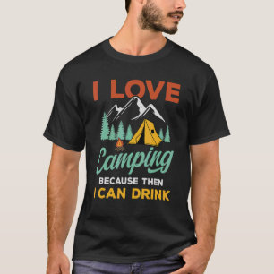 Camiseta Camping Caravan Motorhome Vacation Camping