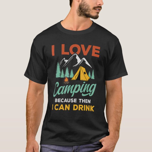Camiseta Camping Caravan Motorhome Vacation Camping (Anverso)
