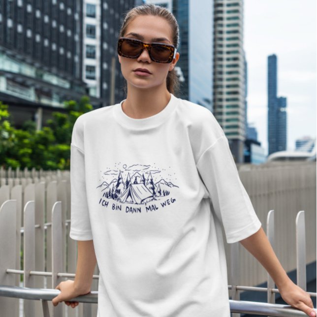 Camiseta Camping Caravana Texto alemán (Subido por el creador)