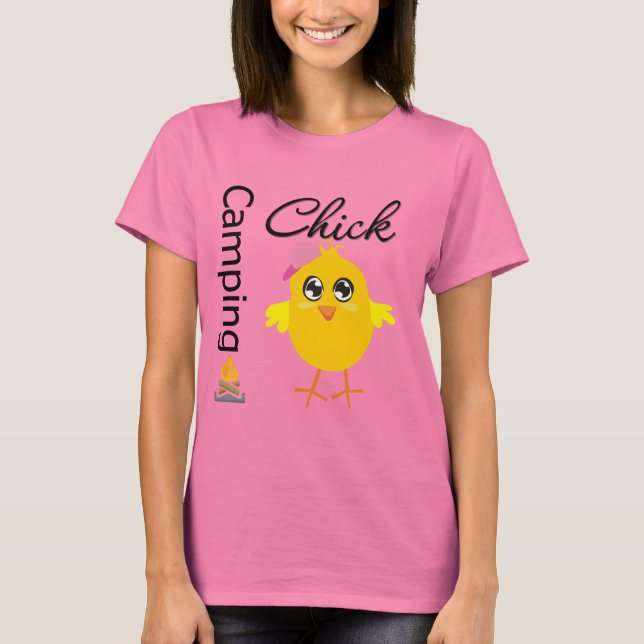 Camiseta Camping Chick (Anverso)