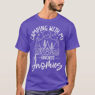 Camiseta Camping con mi favorito Gnomies Adventure Camp Li