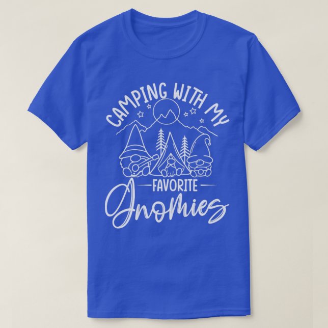 Camiseta Camping con mi favorito Gnomies Adventure Camp Li (Diseño del anverso)