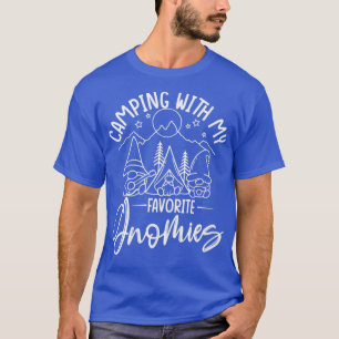 Camiseta Camping con mi favorito Gnomies Adventure Camp Li
