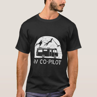 Camiseta Camping Copiloto Rv Vacaciones de Viajes para Moto