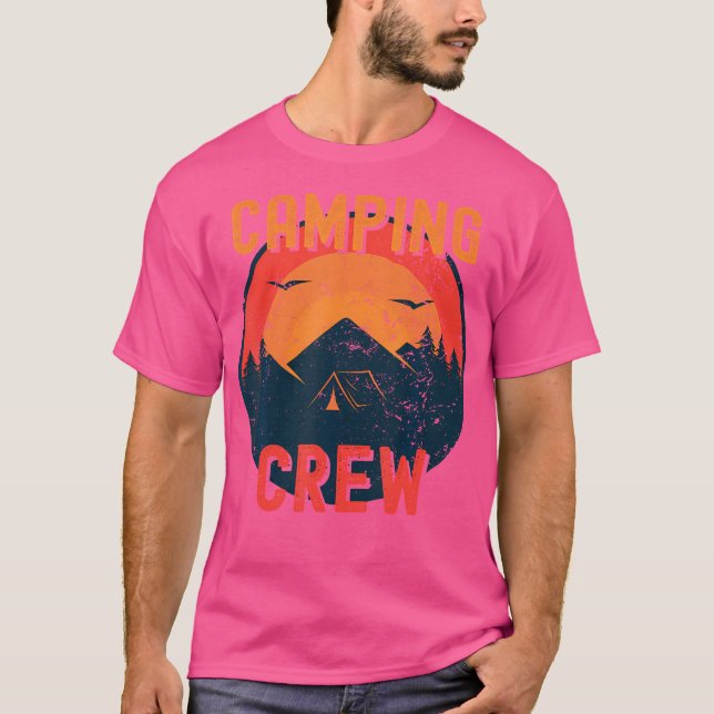Camiseta Camping Crew 2022 Camper Family Camper Trip Road M (Anverso)