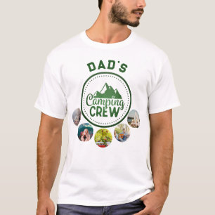 Camiseta Camping Crew al aire libre de 5 Collages de fotos