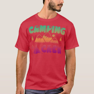 Camiseta Camping Crew Camping Life Outr Adventure Campfire