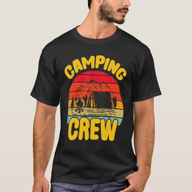 Camiseta Camping Crew Family Camping Camper Road Tris Match (Anverso)