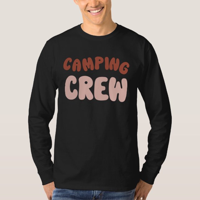 Camiseta Camping Crew Family Camping Trip Matching Group Ca (Anverso)