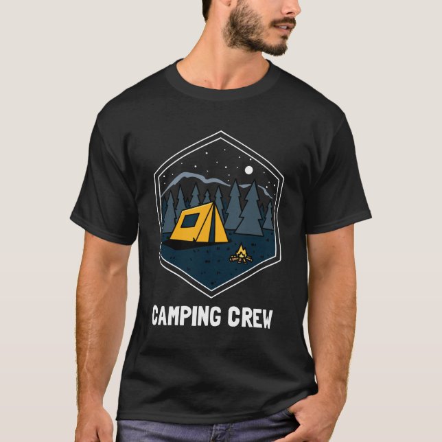 Camiseta Camping Crew Family Vacation (Anverso)