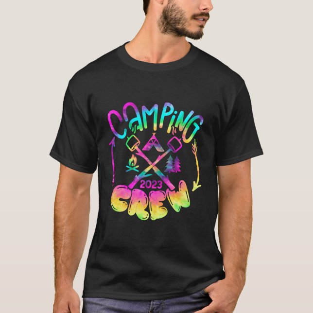 Camiseta Camping Crew Para Camping Familiar (Anverso)