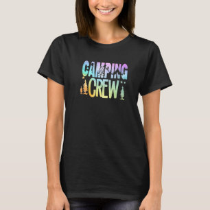 Camiseta Camping Crew RV Camper Adventur de vacaciones al a