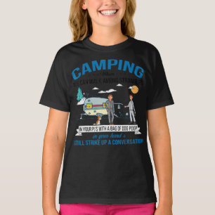 Camiseta Camping Cuando Se Puede Caminar Regalo Para Los Ca