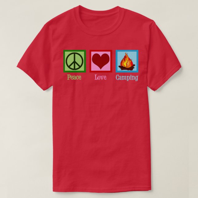 Camiseta Camping Cute (Diseño del anverso)