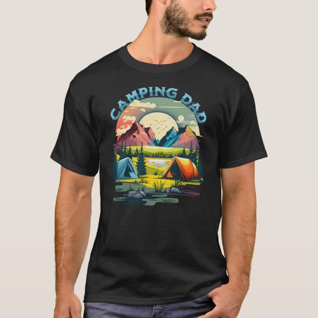 Camiseta Camping Dad (Anverso)