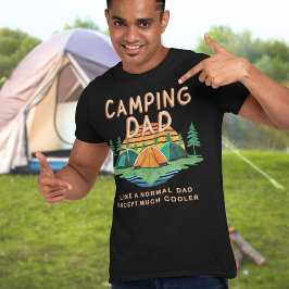 Camiseta Camping Dad Funny al aire libre Vacaciones Vintage
