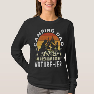 Camiseta Camping Dad Like a un papá común pero el campament