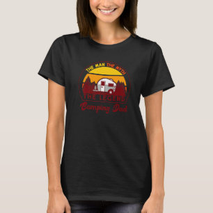 Camiseta Camping Dad Motorhome Caravan Camper Dad