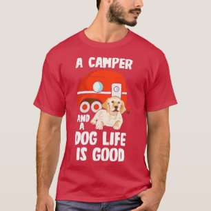 Camiseta Camping de animales para perros Lover al aire libr