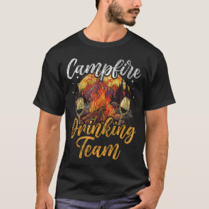 Camiseta Camping de autocaravana retro borracho cerveza alc
