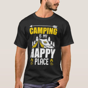 Camiseta Camping De Camper Es Mi Alegre Tienda
