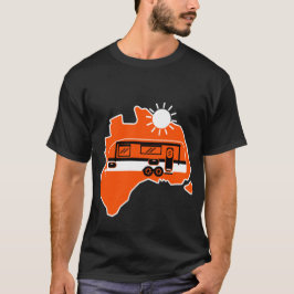 Camiseta Camping de caravana australiana