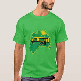 Camiseta Camping de caravana australiana