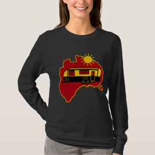 Camiseta Camping de caravana australiana