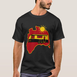Camiseta Camping de caravana australiana
