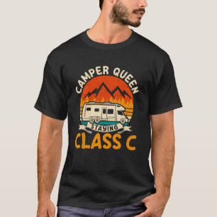 Camiseta Camping de clase C RV para mujeres