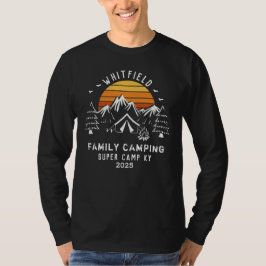 Camiseta Camping de coincidencia de vacaciones de familia p