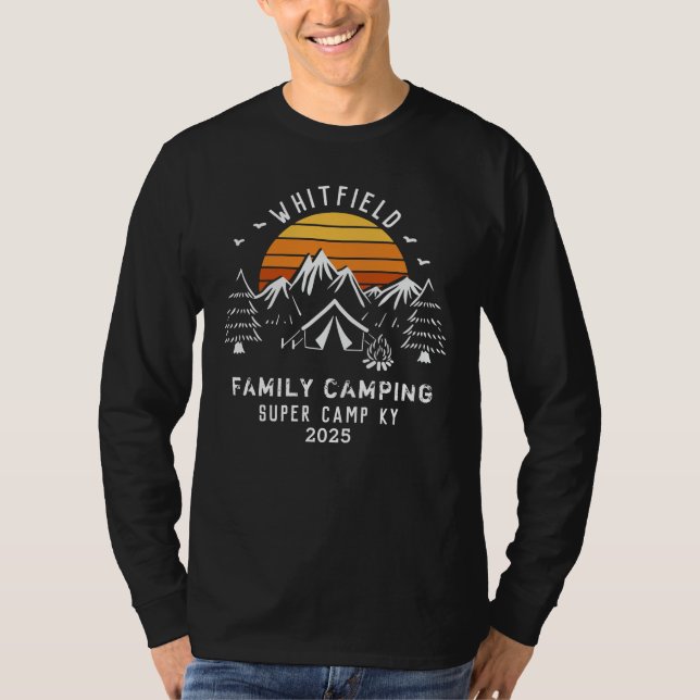 Camiseta Camping de coincidencia de vacaciones de familia p (Anverso)