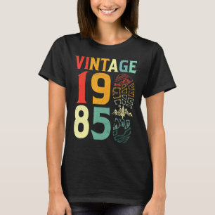 Camiseta Camping de cumpleaños de 37 años Vintage 1985