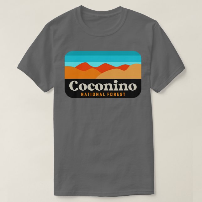 Camiseta Camping de Flagstaff de Coconino (Diseño del anverso)
