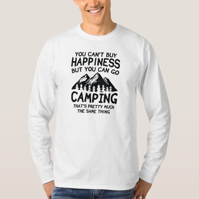 Camiseta Camping de la felicidad (Anverso)