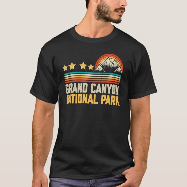 Camiseta Camping de los Árboles de Montaña del Parque Nacio (Anverso)