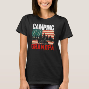Camiseta Camping de los hombres para acampar el campamento