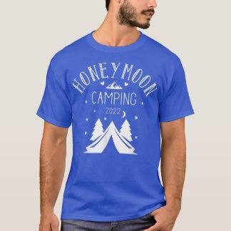 Camiseta Camping de luna de miel para parejas recién casada