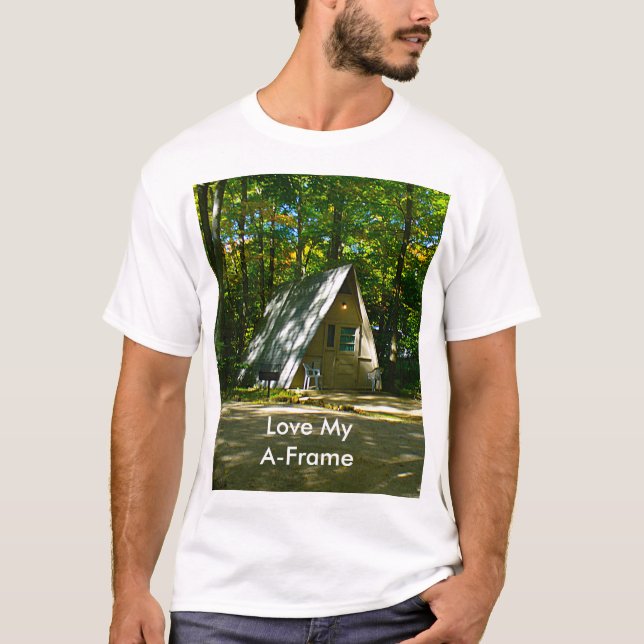 Camiseta Camping de marco A salvaje en camping (Anverso)