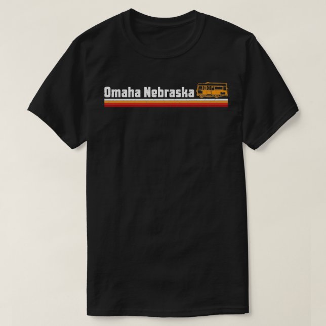 CAMISETA CAMPING DE OMAHA NEBRASKA (Diseño del anverso)