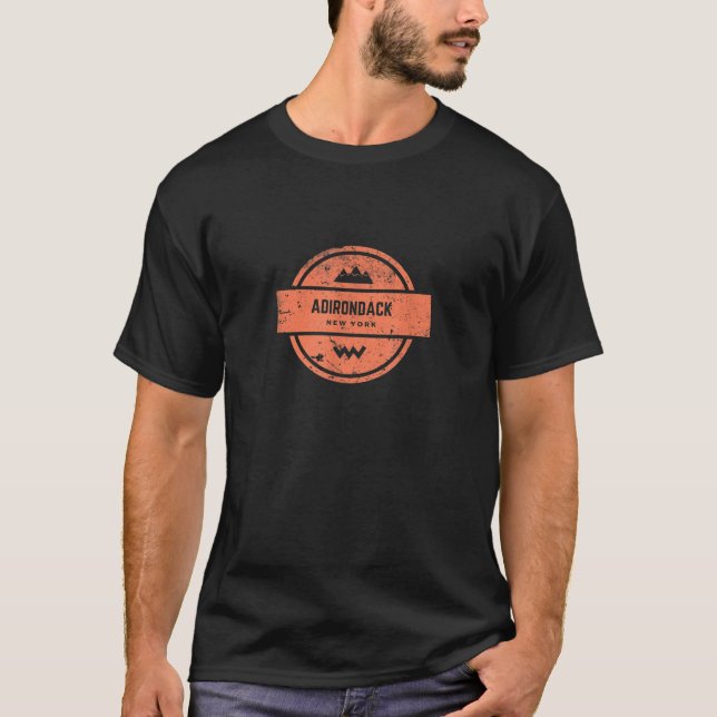 Camiseta Camping de senderismo Adirondack High Peak al aire (Anverso)