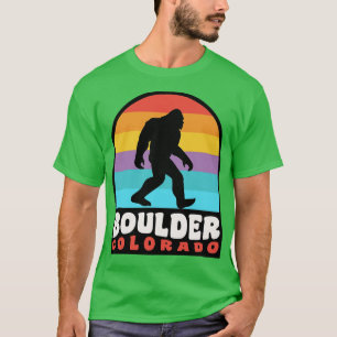 Camiseta Camping de Senderismo de Boulder Colorado
