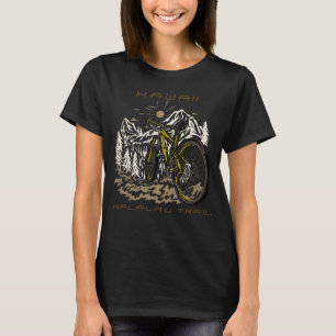 Camiseta Camping de senderismo en Hawái en el camino de Kal